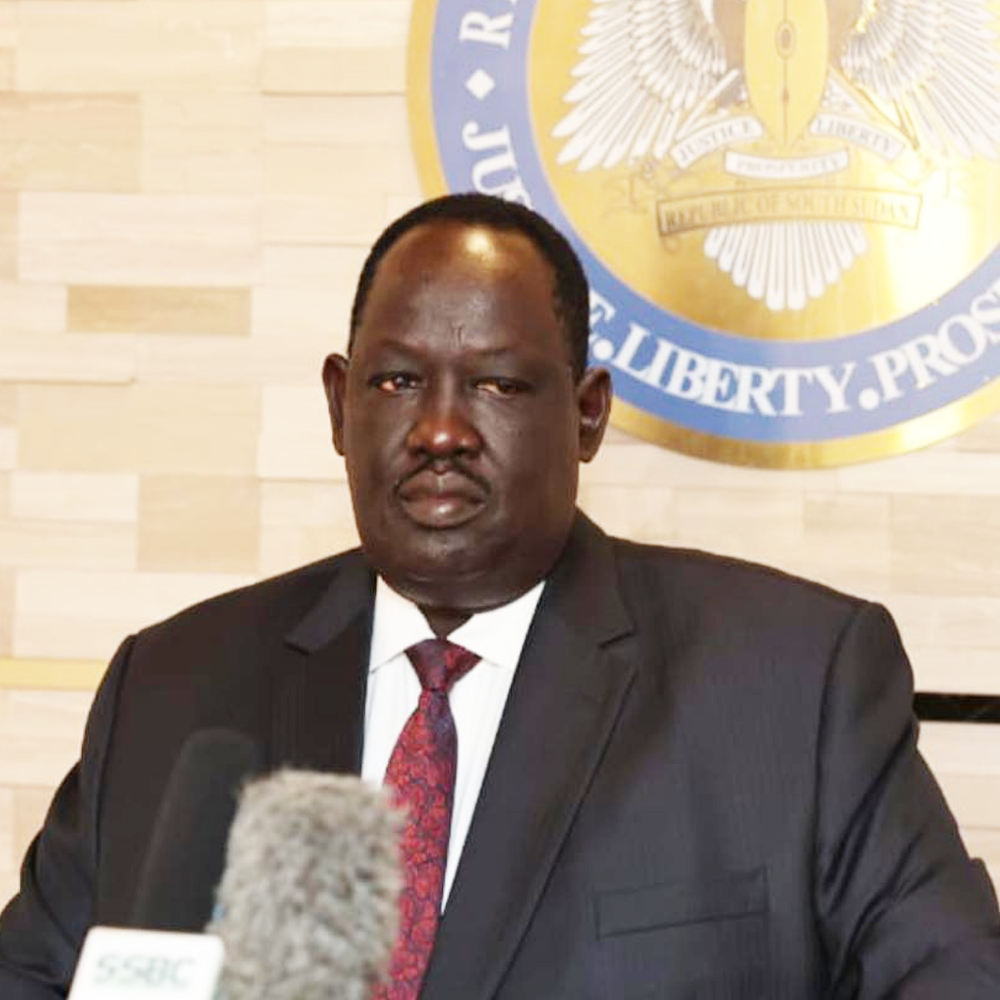 Portrait of Hon. Tut Gatluak Manimeh, Presidential Advisor on National Security Affairs